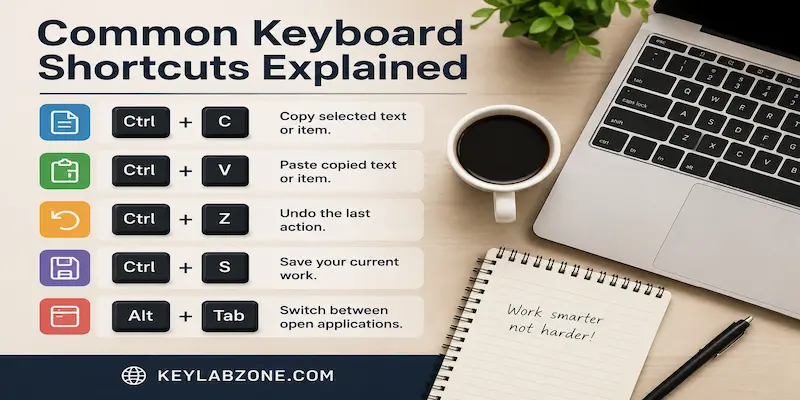 Common Keyboard Shortcuts Explained: Work Faster Every Day