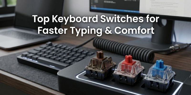 best keyboard switches for typing and productivity