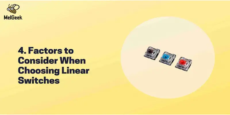 silent linear switches typing experience